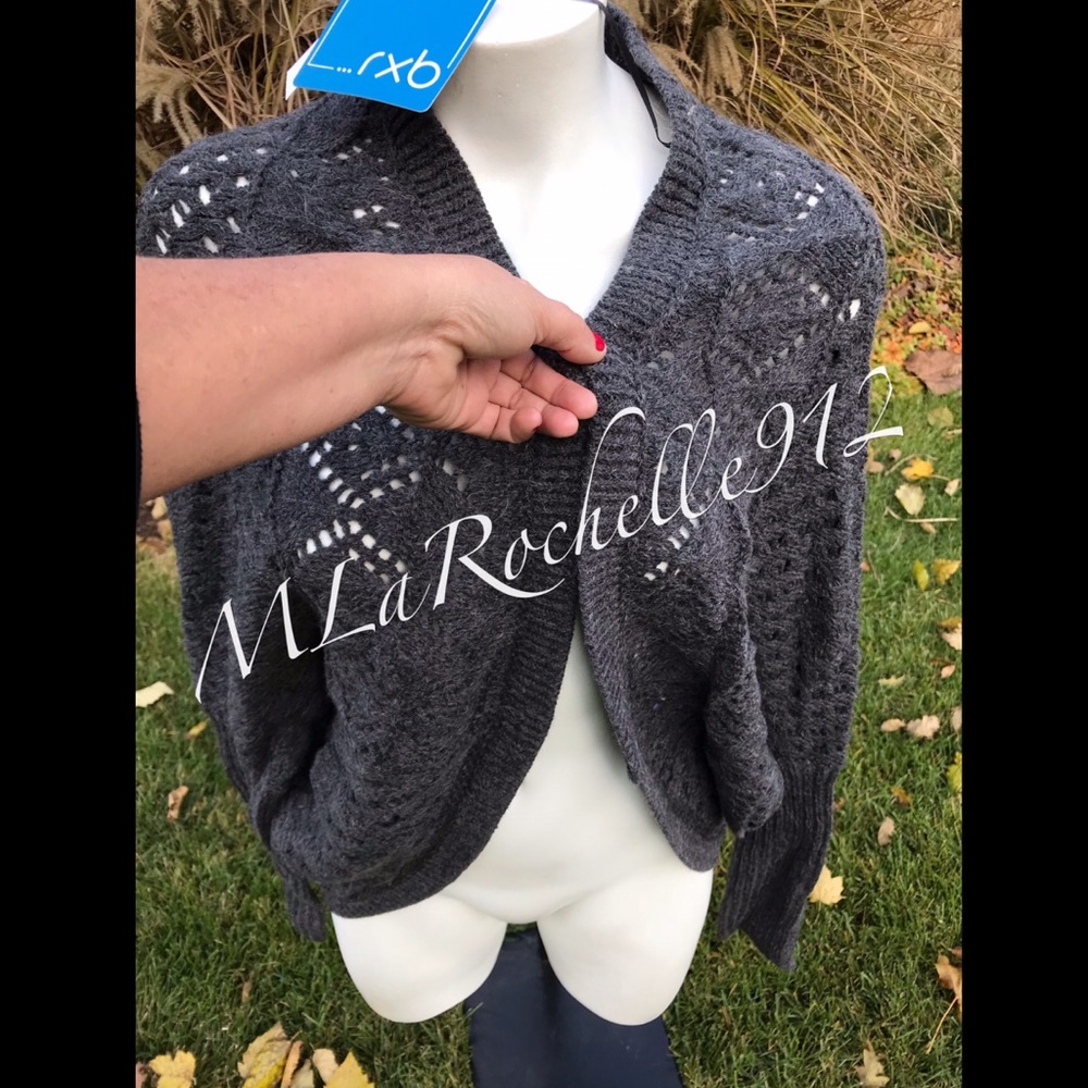 New! RXB shrug knit sweater